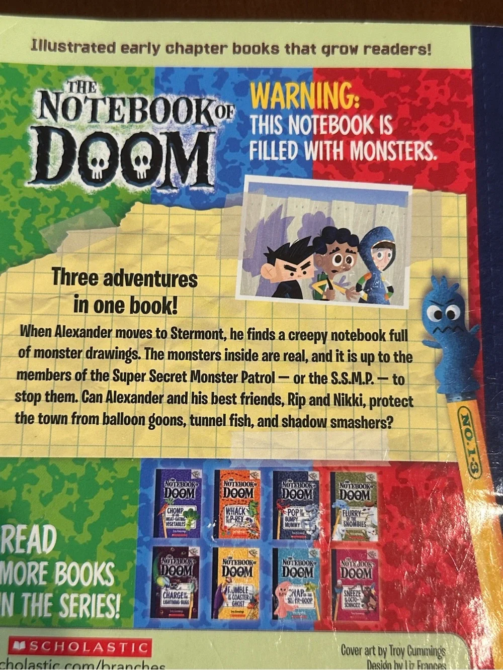 Kids Fiction Book Set - The Notebook of Doom - Omnibus - READ DESCRIP